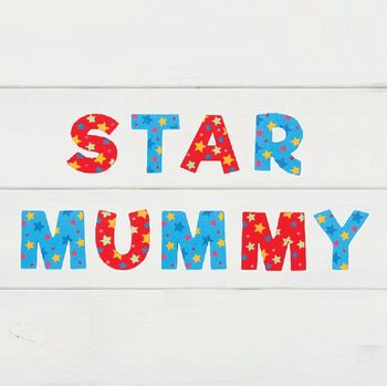 Star Mum Name Letters, 2 of 2