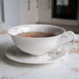 Teacup And Saucer With Gold Splash, thumbnail 2 of 8