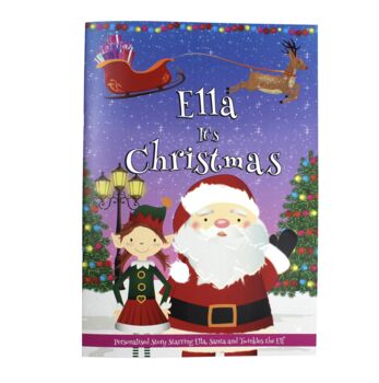 Personalised 'It's Christmas' Santa Story Book, 3 of 5