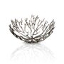 Handmade Dark Brass Branch Bowl, thumbnail 2 of 2