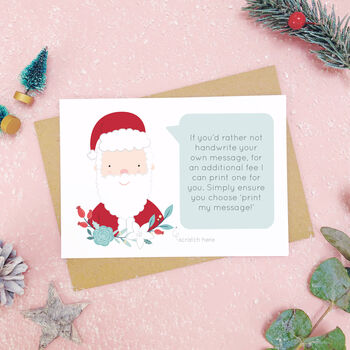 Personalised Santa Scratch Card, 3 of 10