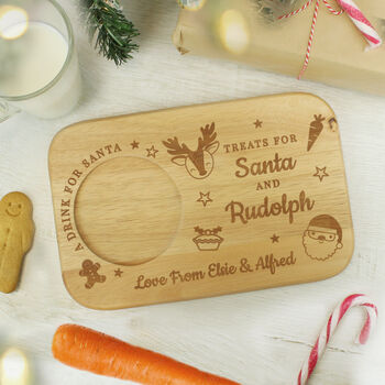 Personalised Treats For Santa Tray, 2 of 3