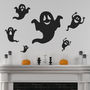 Halloween Ghosts Wall Stickers, thumbnail 1 of 3