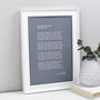 Personalised My Words Print Typewriter Style, thumbnail 1 of 8