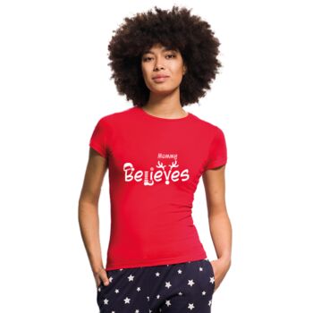 Personalised ‘I Believe’ Family Christmas Pyjamas, 3 of 5