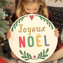 Joyeux Noel Wooden Sign, thumbnail 1 of 4