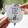 Personalised Rabbit Ceramic Easter Decoration For Kids, thumbnail 3 of 9