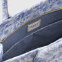 Bunny Blues Structured Tote Bag, thumbnail 8 of 8
