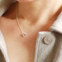 Sterling Silver Heart Charm Necklace, thumbnail 1 of 5