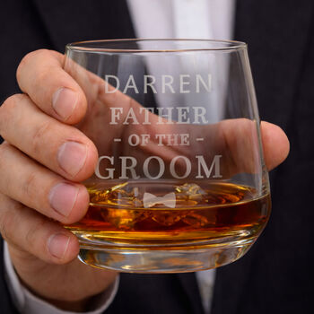 Personalised Father Of The Groom Tumbler Gift Boxed, 2 of 4
