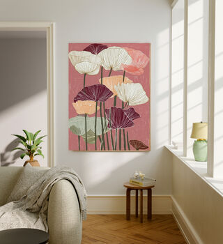 Set Of Two Japnaese Botanical Flower Art Prints, 4 of 4