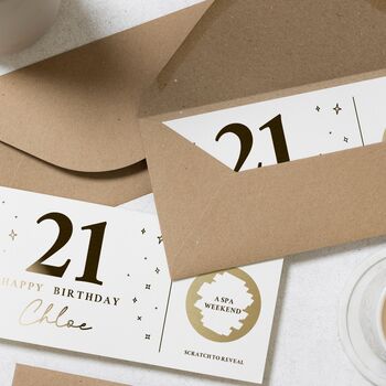 21st Birthday Spa Day Gift Voucher, 8 of 9