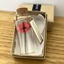 Tiny Gerbera Daisy In A Bottle With Personalised Tag, thumbnail 7 of 11