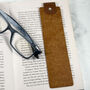 Custom Quote Personalised Leather Bookmark, thumbnail 4 of 7