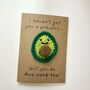 Avocado Funny Crochet Birthday Card Handmade, thumbnail 3 of 10