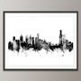 Melbourne Skyline Cityscape Art Print, thumbnail 3 of 8