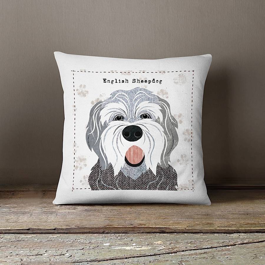 personalised dog photo cushion
