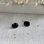 Halloween Black Cat Stud Ceramic Earrings, thumbnail 7 of 9