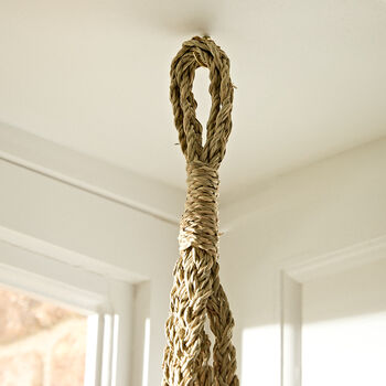 Seagrass Hanging Basket Planter, 5 of 5