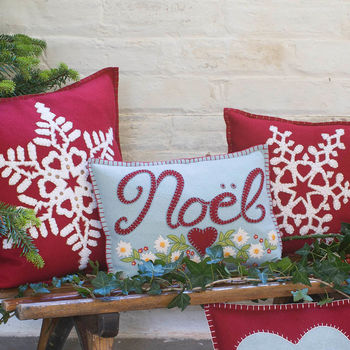 Mini Noel Christmas Cushion, 4 of 4