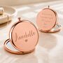 Personalised Name Compact Mirror, thumbnail 2 of 9
