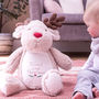 Personalised Baby's First Christmas Reindeer Toy, thumbnail 1 of 5