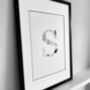 'Letter S' Linear Illustration Print, thumbnail 4 of 7