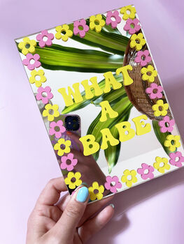 What A Babe Flower Mirror, 4 of 5