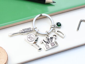 Diy | Builder Personalised Keyring Gift For Diy Fan, 9 of 9
