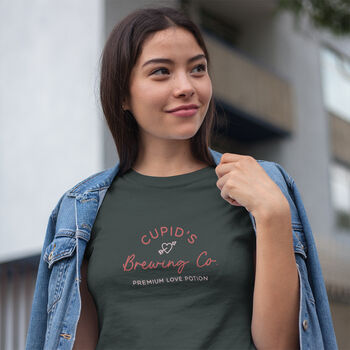 ‘Cupids Brewing Co’ T Shirt For Valentines Day, 2 of 5