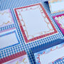 Recycled Wiggly Line Menu And Place Card Set, thumbnail 12 of 12