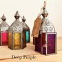 Moroccan Style Lantern Tea Light Holder Silver, thumbnail 6 of 8