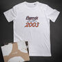 'Legends Are Born In' 21st Birthday T Shirt, thumbnail 1 of 6