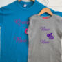 Personalised Mum And Child Bee T Shirt, thumbnail 2 of 8