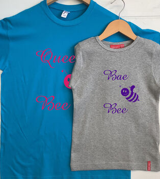 Personalised Mum And Child Bee T Shirt, 2 of 8