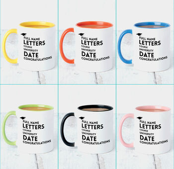 Personalised Graduation Celebration Mug, 4 of 10