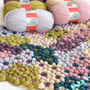 Winter Garden Crochet Blanket Kit, thumbnail 1 of 6