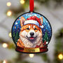 Akita Dog Tree Decoration, thumbnail 3 of 3