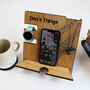 Printed Tyre Track Phone And Watch Accessories Holder, thumbnail 8 of 9
