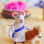 Jubilee Queen Mouse With Princess Corgi, thumbnail 2 of 5