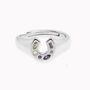 Mini Lucky Charm Adjustable Signet Ring, thumbnail 3 of 8