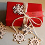 100% Recyclable Ribbed Red Kraft Paper Gift Wrap, thumbnail 2 of 6