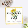 Personalised Vintage Floral Wedding Card, thumbnail 2 of 5