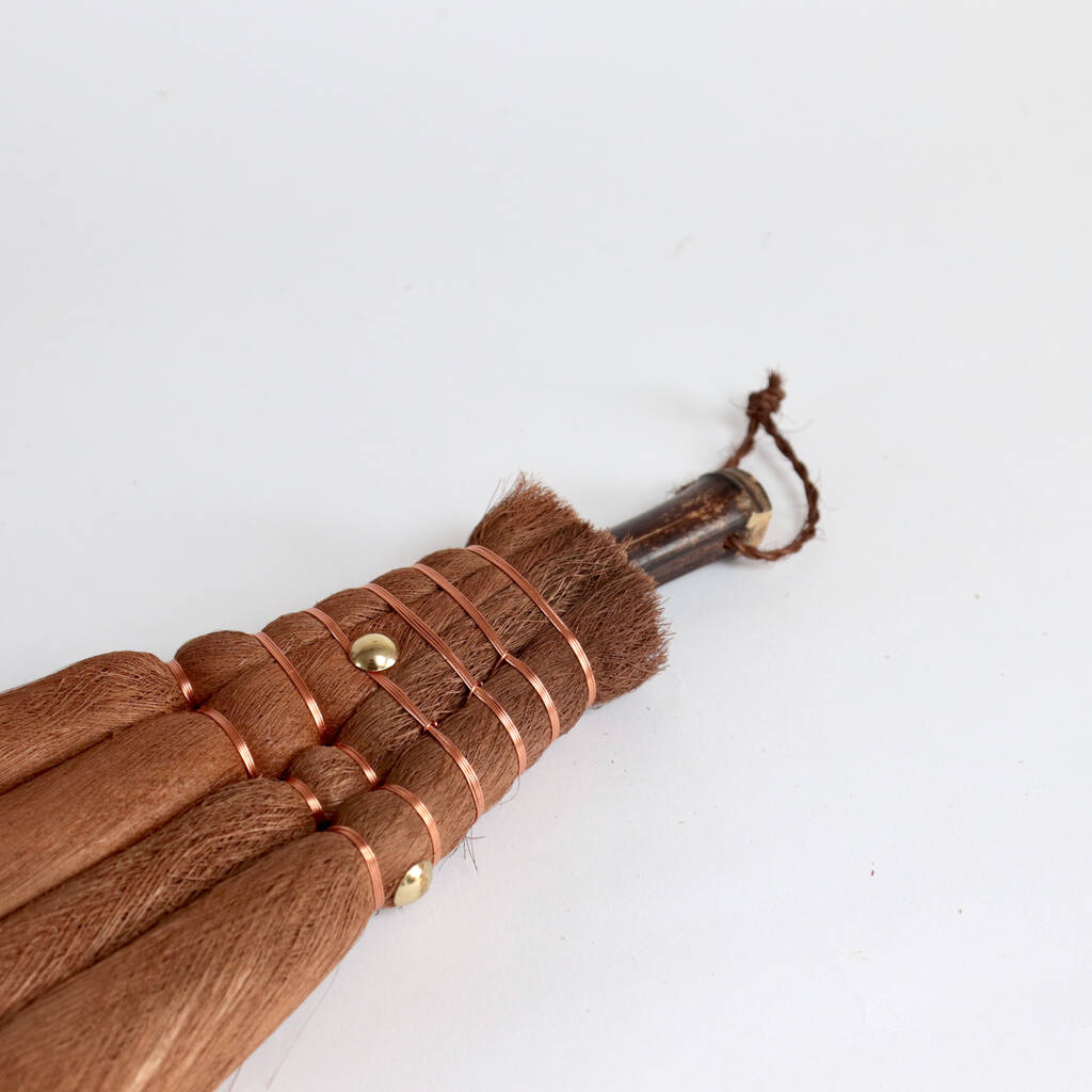 Set Of Handmade Japanese Broom And Dustpan By two persimmons