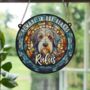 Bearded Collie Memorial Suncatcher, thumbnail 2 of 5