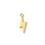 Gold Lightning Bolt Charm, thumbnail 1 of 3