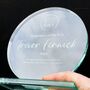 Personalised Round Glass Award Trophy, thumbnail 2 of 4