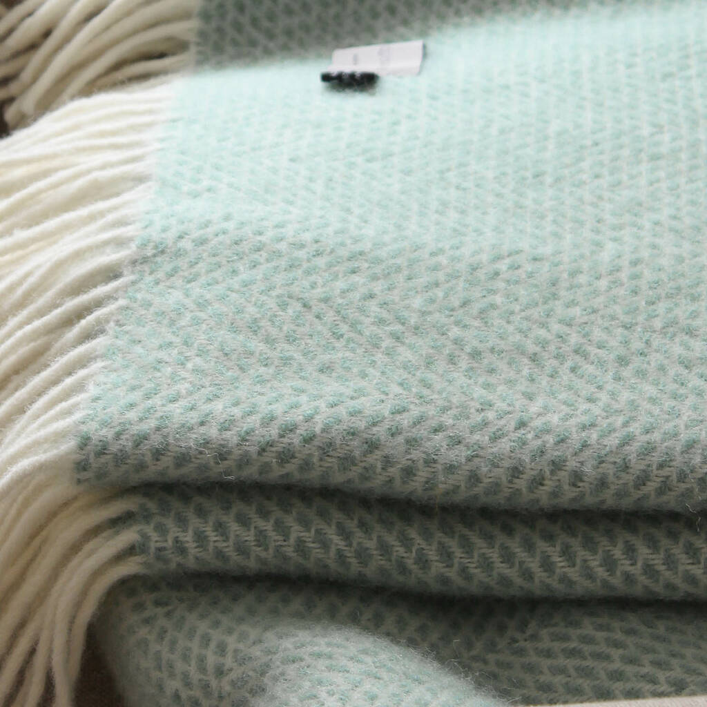 St Ives Woven Wool Throw By Marquis & Dawe | notonthehighstreet.com