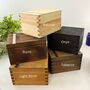 Personalised Wooden Cufflink And Watch Box, thumbnail 6 of 11