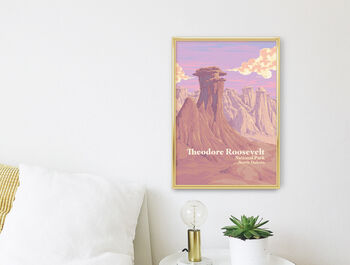 Theodore Roosevelt National Park Travel Poster Print, 2 of 8